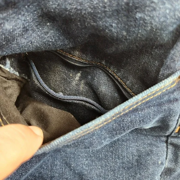 Aviator Mens Jeans Best Travel Stretch Size 32 (32x27) Blue Denim - Picture 7 of 10